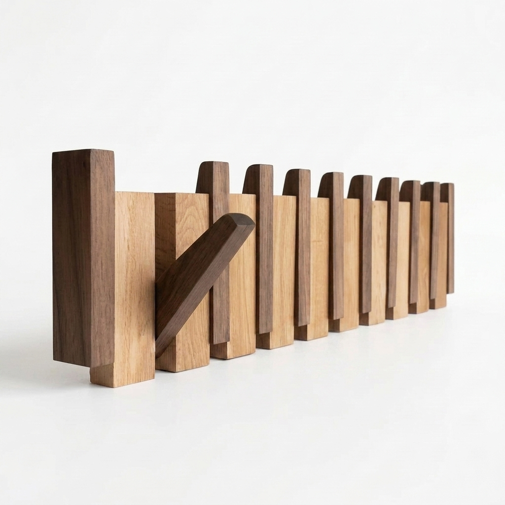 Hanger Maestro - Piano Key Wooden Coat Rack