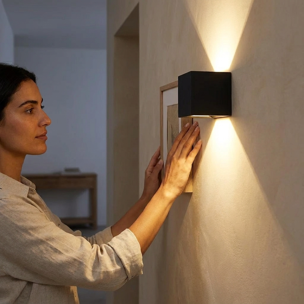 Julia - Sleek Square LED Wall Light